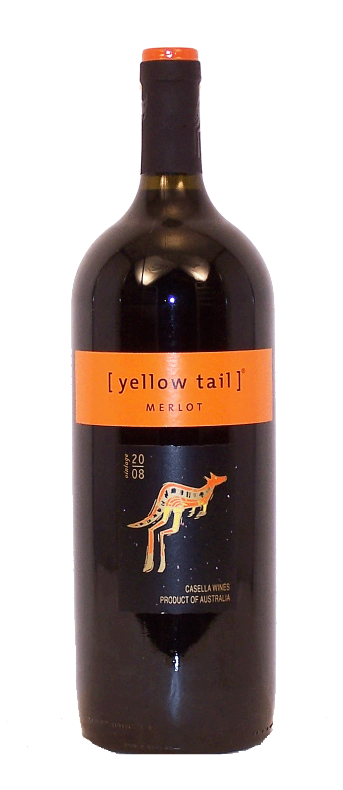 Yellow Tail  merlot, south eastern australia, 13.5% alc./vol. Full-Size Picture